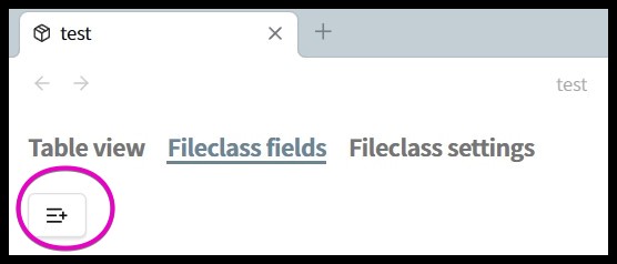 FileClass Viewを最初に開いた時
