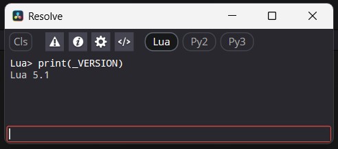 Luaのバージョン確認方法